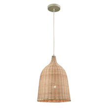 Load image into Gallery viewer, Rattan Bell Pendant