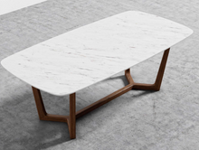 Load image into Gallery viewer, Marble Top Dining Table