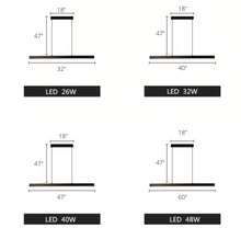 Load image into Gallery viewer, Modern LED Polished Hanging light