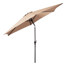 Load image into Gallery viewer, 10FT Patio Umbrella 6 Ribs Market Steel Tilt W/ Crank