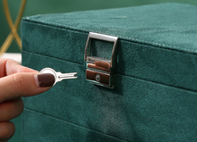 Load image into Gallery viewer, Green Stud Jewelry Organizer