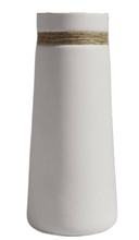 Load image into Gallery viewer, Ceramic &amp; Twine Vase