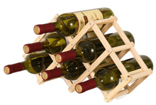 Load image into Gallery viewer, Collapsible Wooden Wine Rack