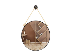 Load image into Gallery viewer, Black Round Wall Mirrors