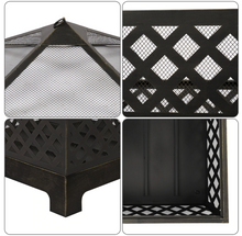Load image into Gallery viewer, Mesh Bronze Backyard Fire Pit