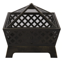 Load image into Gallery viewer, Mesh Bronze Backyard Fire Pit