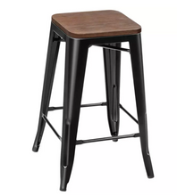 Load image into Gallery viewer, Set of 2 Counter Height Backless Barstool 26''