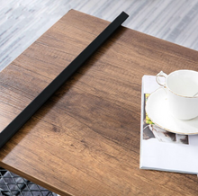 Load image into Gallery viewer, Wooden Coffee Table With Iron Storage Shelf