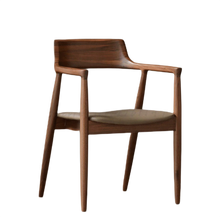 Load image into Gallery viewer, Wooden Dining Chair with Backrest