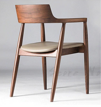 Load image into Gallery viewer, Wooden Dining Chair with Backrest