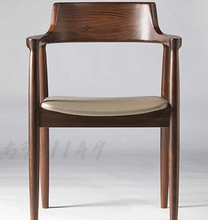 Load image into Gallery viewer, Wooden Dining Chair with Backrest