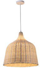 Load image into Gallery viewer, Rattan Bell Pendant