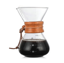 Load image into Gallery viewer, Classic Pour-Over Glass Coffee Maker