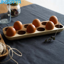 Load image into Gallery viewer, Acacia Wood Egg Storage Tray