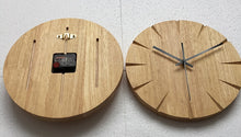 Load image into Gallery viewer, 12" Silent Modern Design Wooden Wall Clock
