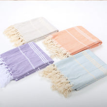 Load image into Gallery viewer, Classic Turkish Cotton Diamond Bath Towel