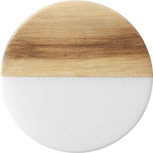 Load image into Gallery viewer, Marble &amp; Wood Coaster