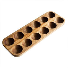 Load image into Gallery viewer, Acacia Wood Egg Storage Tray