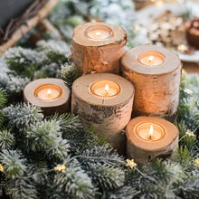 Load image into Gallery viewer, Creative Wooden Candle Holder