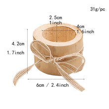 Load image into Gallery viewer, Creative Wooden Candle Holder