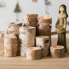 Load image into Gallery viewer, Creative Wooden Candle Holder