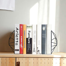 Load image into Gallery viewer, Black Metal Book Ends