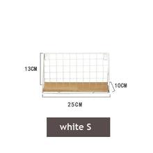 Load image into Gallery viewer, Iron &amp; Wooden Wall Shelves
