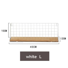 Load image into Gallery viewer, Iron &amp; Wooden Wall Shelves