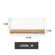 Load image into Gallery viewer, Iron &amp; Wooden Wall Shelves
