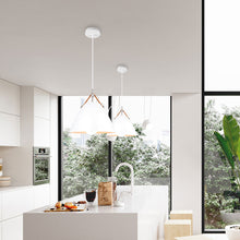 Load image into Gallery viewer, Hanging Single Pendant with Leather Strap