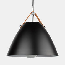 Load image into Gallery viewer, Hanging Single Pendant with Leather Strap