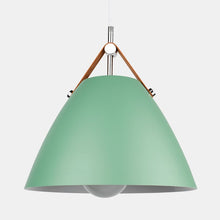 Load image into Gallery viewer, Hanging Single Pendant with Leather Strap