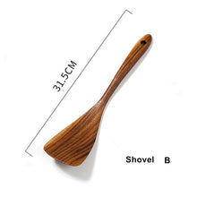 Load image into Gallery viewer, Natural Wood Cooking Spoons