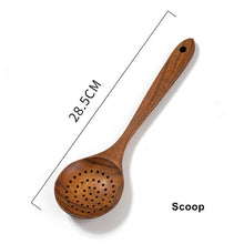 Load image into Gallery viewer, Natural Wood Cooking Spoons