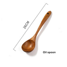 Load image into Gallery viewer, Natural Wood Cooking Spoons