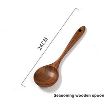 Load image into Gallery viewer, Natural Wood Cooking Spoons