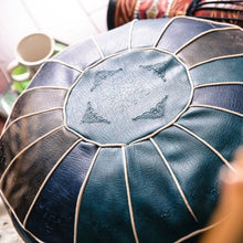 Load image into Gallery viewer, Vegan Leather Pouf