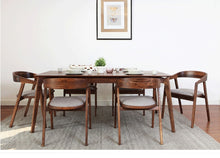 Load image into Gallery viewer, Dining Chair with Wooden Backrest