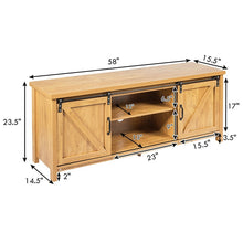 Load image into Gallery viewer, Barn Door Media Console