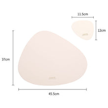 Load image into Gallery viewer, Drop-shaped Waterproof Placemat w/coaster