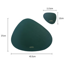 Load image into Gallery viewer, Drop-shaped Waterproof Placemat w/coaster