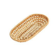 Load image into Gallery viewer, Rattan Bread Storage Tray