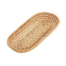 Load image into Gallery viewer, Rattan Bread Storage Tray