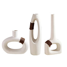 Load image into Gallery viewer, Modern Simplicity White Color Ceramic Vase
