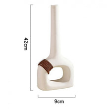 Load image into Gallery viewer, Modern Simplicity White Color Ceramic Vase