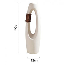 Load image into Gallery viewer, Modern Simplicity White Color Ceramic Vase
