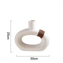 Load image into Gallery viewer, Modern Simplicity White Color Ceramic Vase