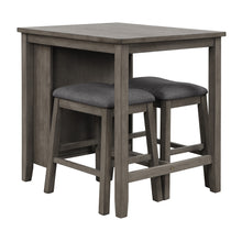 Load image into Gallery viewer, Dining Table with 2 Padded Stools