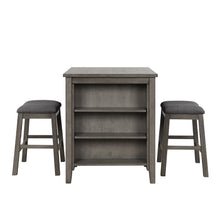 Load image into Gallery viewer, Dining Table with 2 Padded Stools