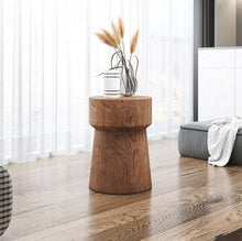 Load image into Gallery viewer, Wooden Pier Stool